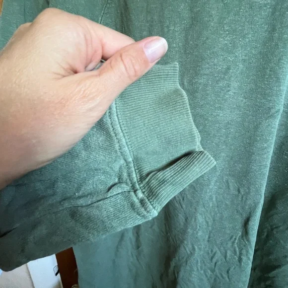 Jungmaven Green Crewneck long sleeved Sweatshirt - Picture 3 of 7